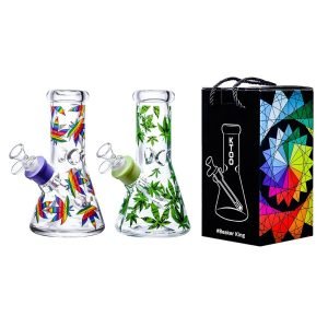 Beaker King Glass Water Pipe 8”